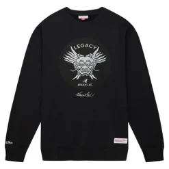 Men Mitchell & Ness Hoodies & Sweatshirts-Branded Bruce Lee Legacy Crewneck
