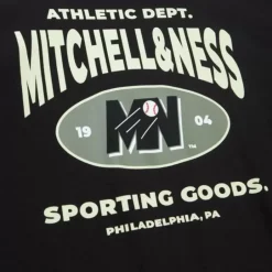 Men Mitchell & Ness T-Shirts & Tops-Branded M&N Graphic Ls Tee