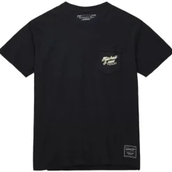 Men Mitchell & Ness T-Shirts & Tops-Branded M&N Graphic Pocket Tee