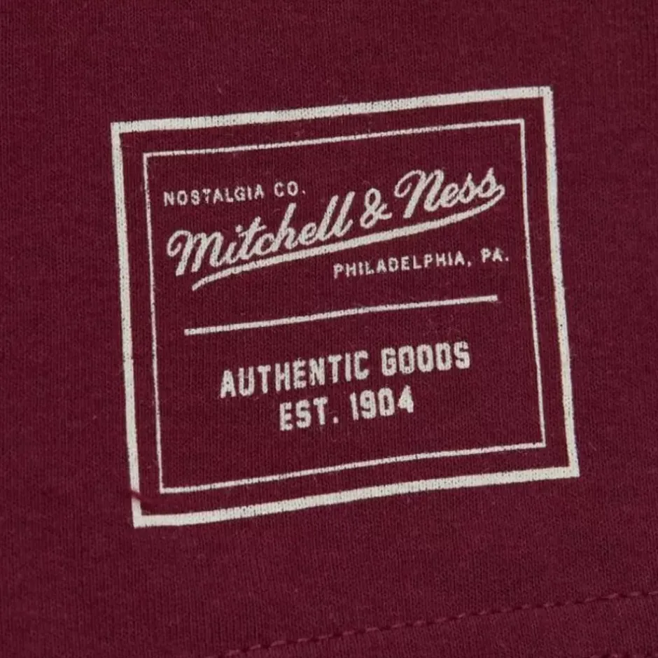 Men Mitchell & Ness T-Shirts & Tops-Branded M&N Gt Graphic Ls Tee