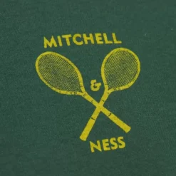Men Mitchell & Ness T-Shirts & Tops-Branded M&N Gt Graphic Racquet Tee