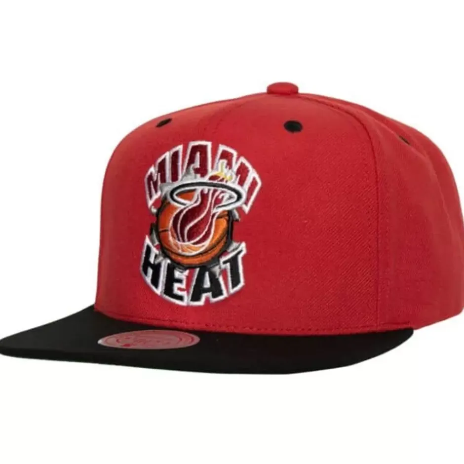 Mitchell & Ness Snapback-Breakthrough Snapback Hwc Miami Heat