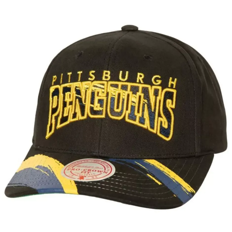 Mitchell & Ness Snapback-Brushed Past Ya Pro Snapback Vntg Pittsburgh Penguins