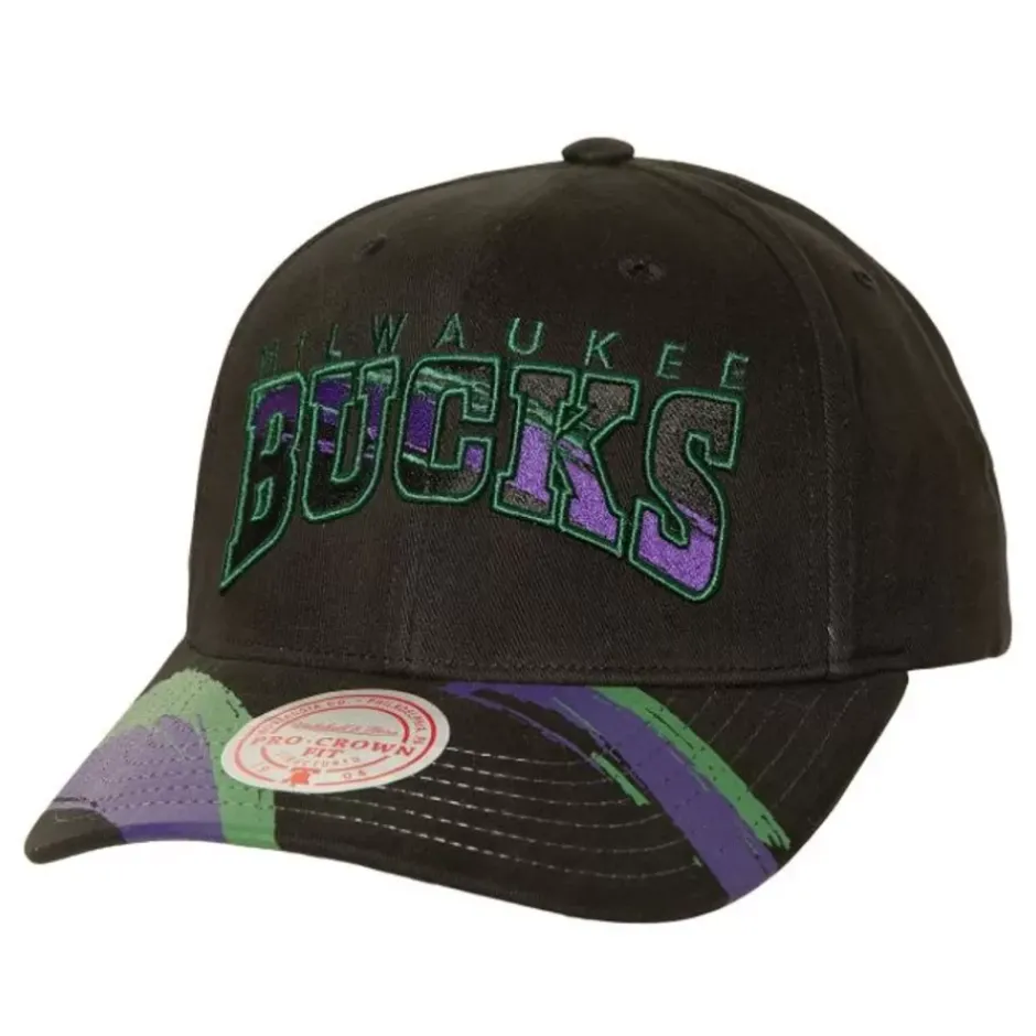 Mitchell & Ness Snapback-Brushed Past Ya Pro Snapback Hwc Milwaukee Bucks