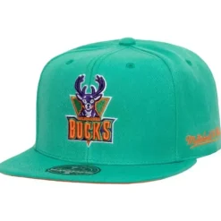 Mitchell & Ness Fitted-Cactus Cooler Fitted Hat Milwaukee Bucks