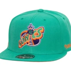 Mitchell & Ness Fitted-Cactus Cooler Fitted Hat Seattle Supersonics