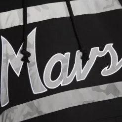 Men Mitchell & Ness Hoodies & Sweatshirts-Camo Reflective Head Coach Hoodie Dallas Mavericks