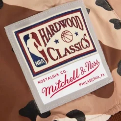 Men Mitchell & Ness Jackets & Outerwear-Camo Reflective Jacket Los Angeles Lakers