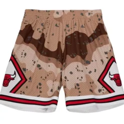 Men Mitchell & Ness Shorts-Camo Reflective Swingman Chicago Bulls 1997 Shorts