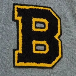 Men Mitchell & Ness Hoodies & Sweatshirts-Cardigan Sweater Boston Bruins
