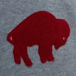 Men Mitchell & Ness Hoodies & Sweatshirts-Cardigan Sweater Buffalo Bills