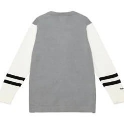 Men Mitchell & Ness Hoodies & Sweatshirts-Cardigan Sweater Chicago White Sox