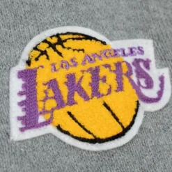 Men Mitchell & Ness Hoodies & Sweatshirts-Cardigan Sweater Los Angeles Lakers
