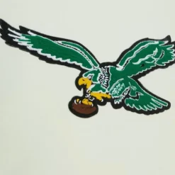 Men Mitchell & Ness Hoodies & Sweatshirts-Chainstitch Heavyweight Hoodie Retro Philadelphia Eagles