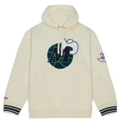 Men Mitchell & Ness Hoodies & Sweatshirts-Chainstitch Heavyweight Hoodie Retro Dallas Mavericks