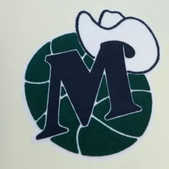 Men Mitchell & Ness Hoodies & Sweatshirts-Chainstitch Heavyweight Hoodie Retro Dallas Mavericks