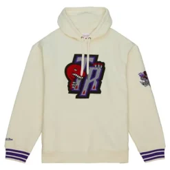 Men Mitchell & Ness Hoodies & Sweatshirts-Chainstitch Heavyweight Hoodie Retro Toronto Raptors