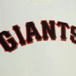Men Mitchell & Ness Hoodies & Sweatshirts-Chainstitch Heavyweight Hoodie Current San Francisco Giants
