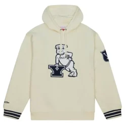 Men Mitchell & Ness Hoodies & Sweatshirts-Chainstitch Heavyweight Hoodie Retro Yale University