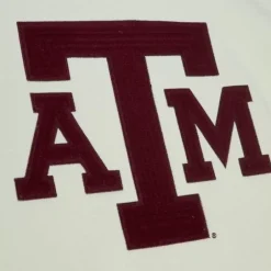 Men Mitchell & Ness Hoodies & Sweatshirts-Chainstitch Heavyweight Hoodie Current Texas A&M University