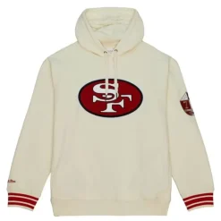 Men Mitchell & Ness Hoodies & Sweatshirts-Chainstitch Heavyweight Hoodie Retro San Francisco 49Ers