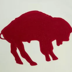 Men Mitchell & Ness Hoodies & Sweatshirts-Chainstitch Heavyweight Hoodie Retro Buffalo Bills