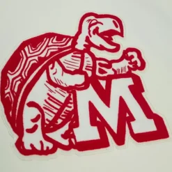 Men Mitchell & Ness Hoodies & Sweatshirts-Chainstitch Heavyweight Hoodie Retro University Of Maryland