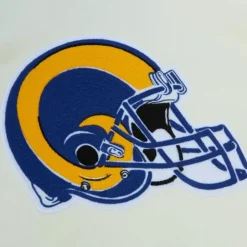 Men Mitchell & Ness Hoodies & Sweatshirts-Chainstitch Heavyweight Hoodie Retro Los Angeles Rams