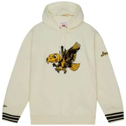 Men Mitchell & Ness Hoodies & Sweatshirts-Chainstitch Heavyweight Hoodie Retro University Of Iowa