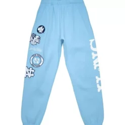 Men Mitchell & Ness Pants-Champ City Fleece Bottoms University Of North Carolina