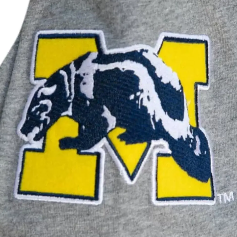 Men Mitchell & Ness T-Shirts & Tops-Champ City S/S Tee University Of Michigan