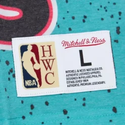 Men Mitchell & Ness T-Shirts & Tops-Champ City Sublimated Ss Tee San Antonio Spurs