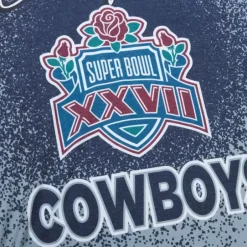 Men Mitchell & Ness T-Shirts & Tops-Champ City Sublimated Ss Tee Dallas Cowboys