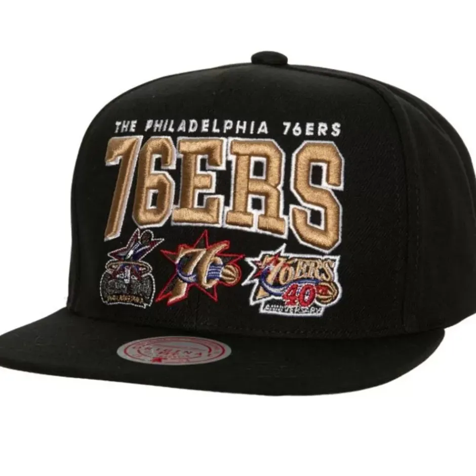 Mitchell & Ness Snapback-Champ Stack Snapback Hwc Philadelphia 76Ers