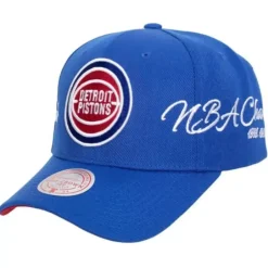 Mitchell & Ness Snapback-Champ Wrap Pro Snapback Hwc Detroit Pistons
