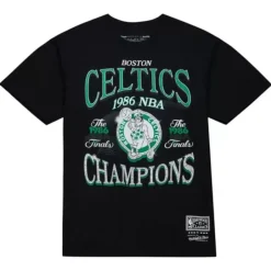 Men Mitchell & Ness T-Shirts & Tops-Champions Era Ss Tee Hwc Boston Celtics