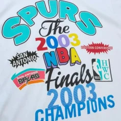 Men Mitchell & Ness T-Shirts & Tops-Champs Fest Ss Tee Hwc San Antonio Spurs