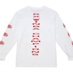 Men Mitchell & Ness T-Shirts & Tops-Cherry Bomb Ls Tee Chicago Bulls