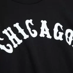 Men Mitchell & Ness T-Shirts & Tops-Chicago Arched Long Sleeve Chicago White Sox