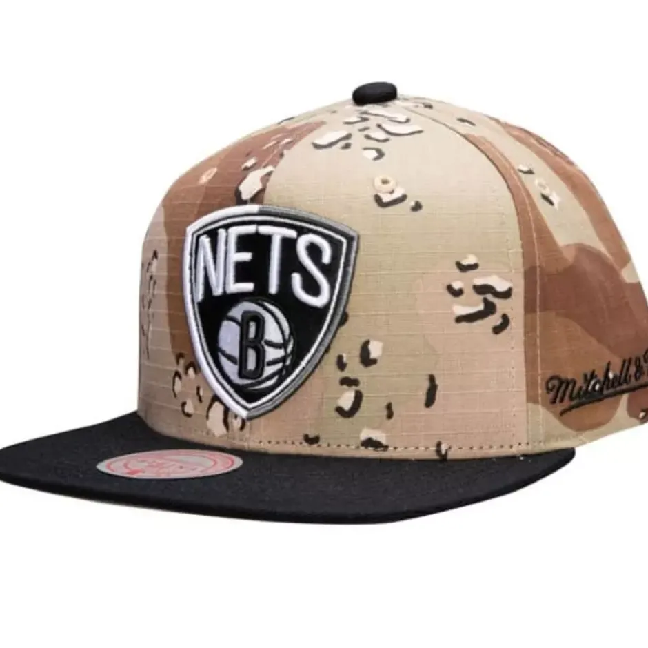 Mitchell & Ness Snapback-Choco Camo Snapback Brooklyn Nets