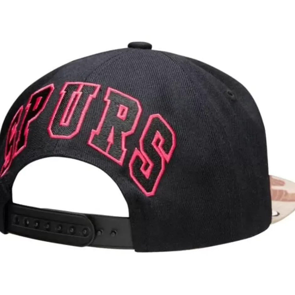 Mitchell & Ness Snapback-Choco Camo Snapback Hwc San Antonio Spurs