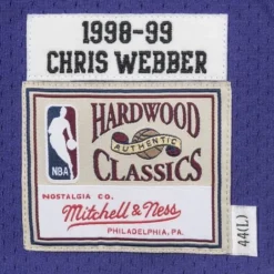 Mitchell & Ness Nba Authentic-Chris Webber 1998-99 Sacramento Kings Alternate Authentic Jersey