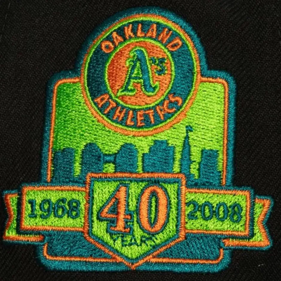 Mitchell & Ness Snapback-Citrus Cooler Snapback Coop Oakland Athletics