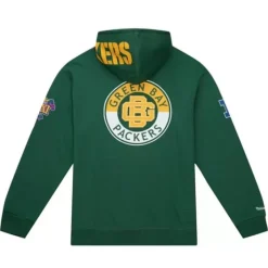 Men Mitchell & Ness Hoodies & Sweatshirts-City Collection Fleece Hoody Green Bay Packers