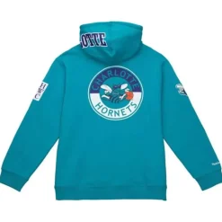 Men Mitchell & Ness Hoodies & Sweatshirts-City Collection Fleece Hoody Charlotte Hornets