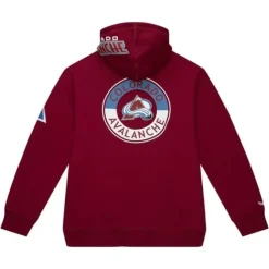 Men Mitchell & Ness Hoodies & Sweatshirts-City Collection Fleece Hoody Colorado Avalanche