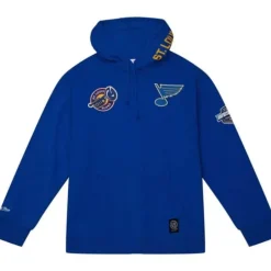 Men Mitchell & Ness Hoodies & Sweatshirts-City Collection Fleece Hoody St. Louis Blues