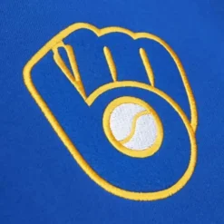 Men Mitchell & Ness Hoodies & Sweatshirts-City Collection Fleece Hoody Milwaukee Brewers