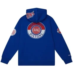 Men Mitchell & Ness Hoodies & Sweatshirts-City Collection Fleece Hoody Detroit Pistons