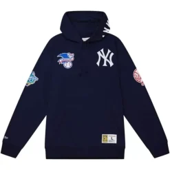 Men Mitchell & Ness Hoodies & Sweatshirts-City Collection Fleece Hoody New York Yankees